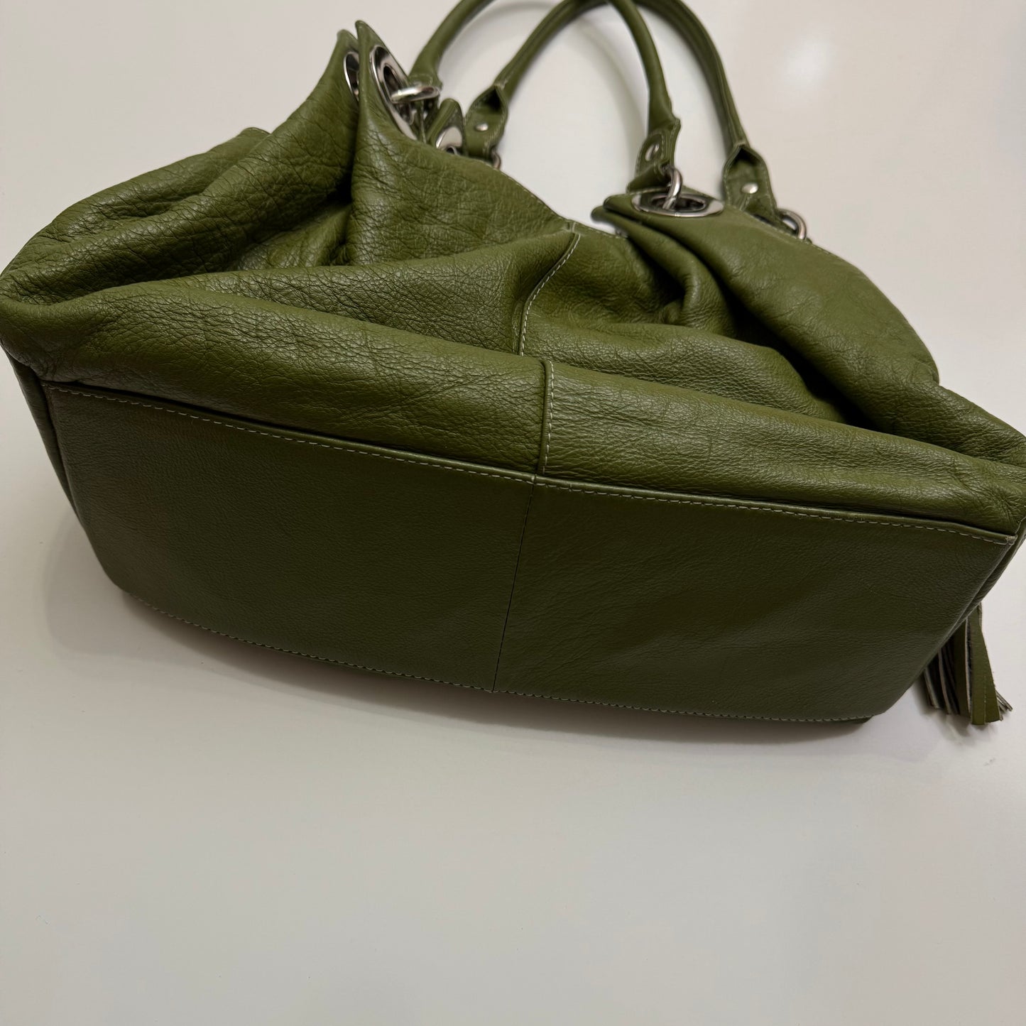 Green Leather Handbag