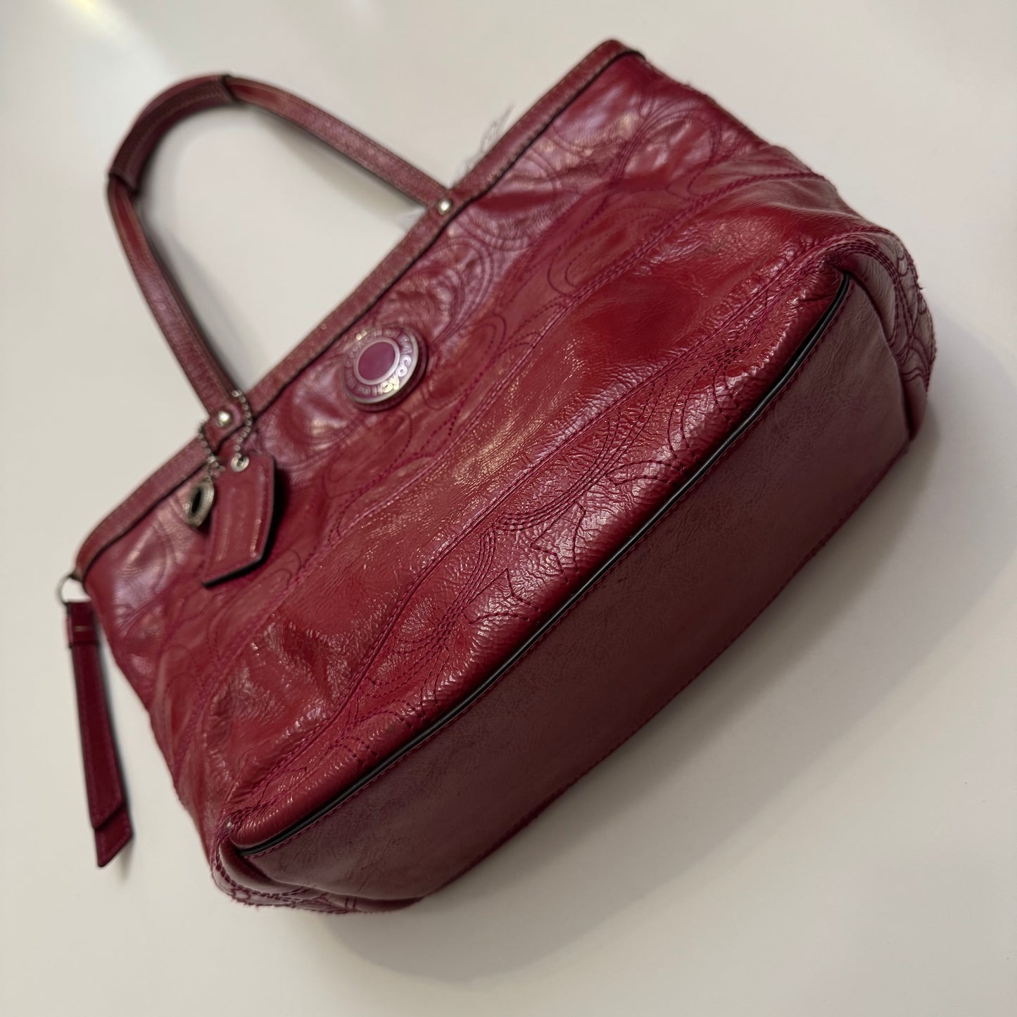 Red Coach Bag
