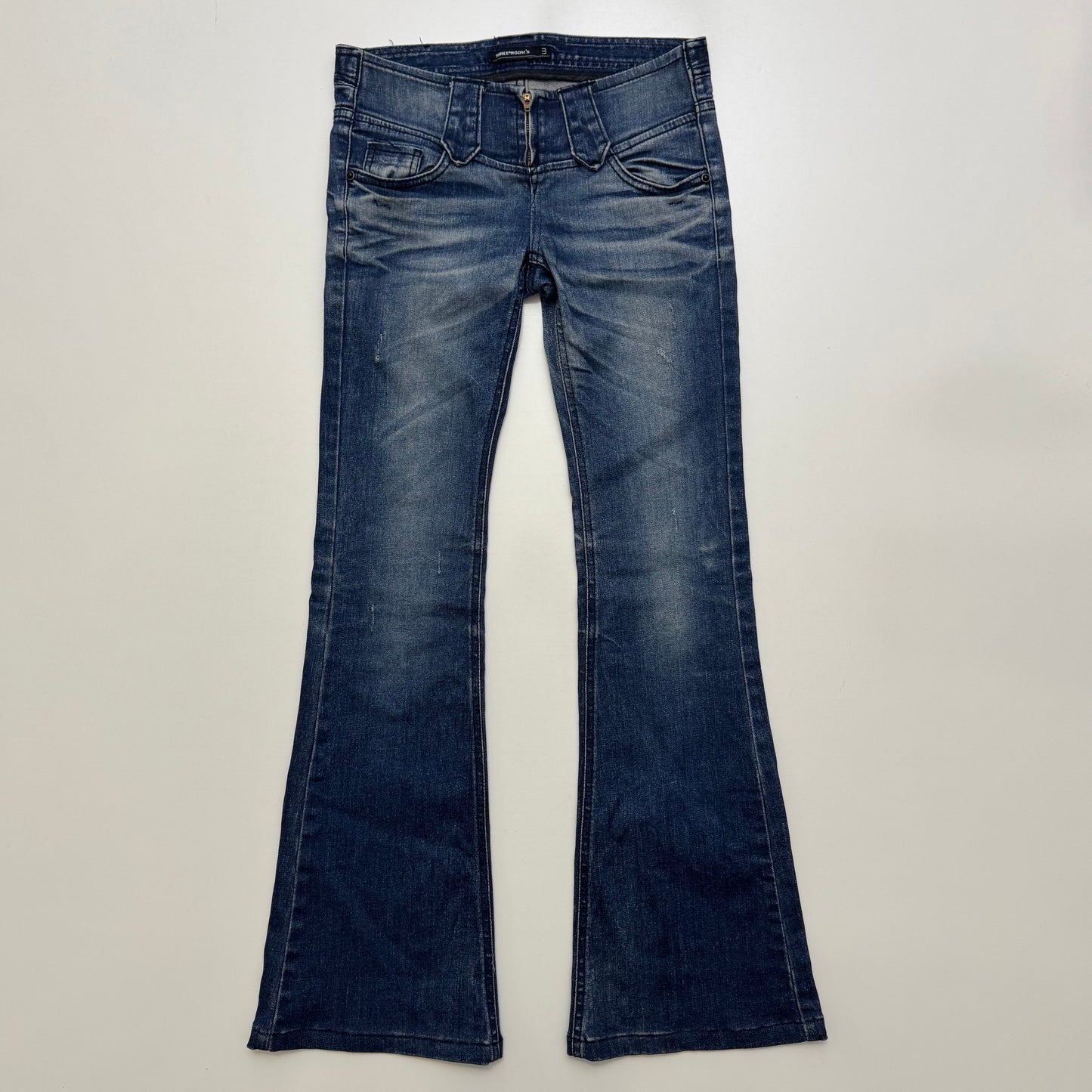 Low Rise Flare Jeans