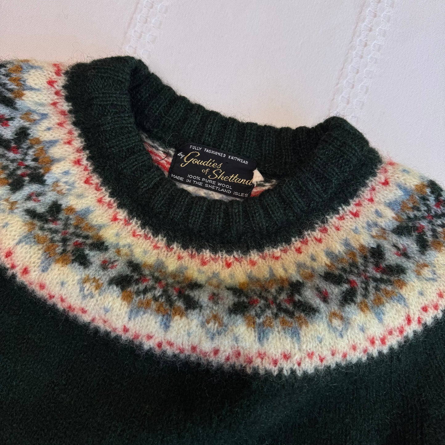 Dark Green Arctic Knit Sweater