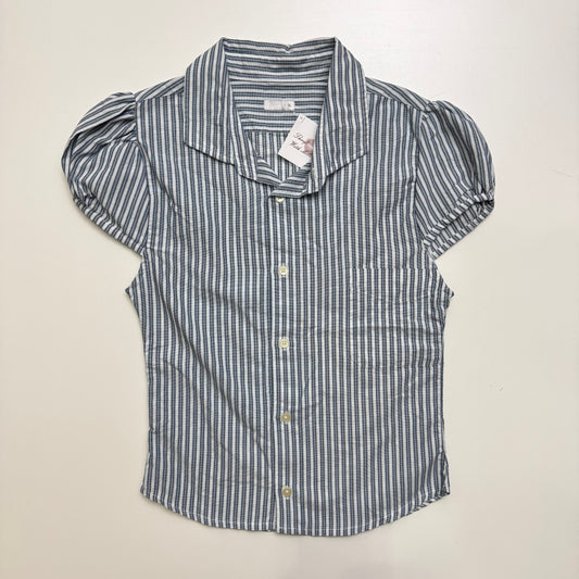 Blue Striped Blouse