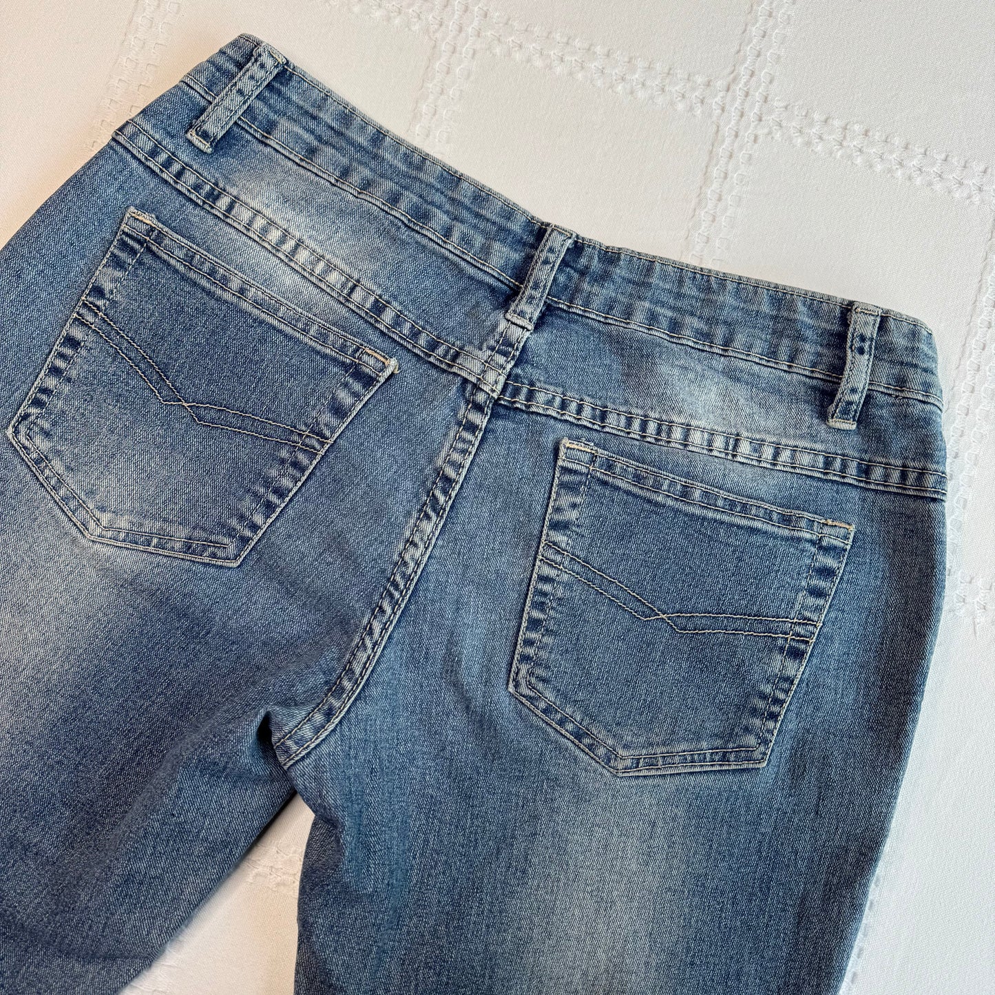 Low Rise Flare Jeans