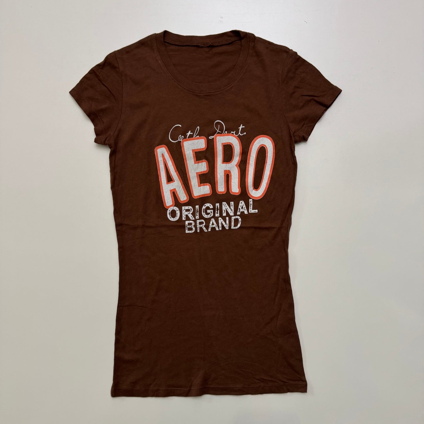 Aeropostale Brown Baby Tee
