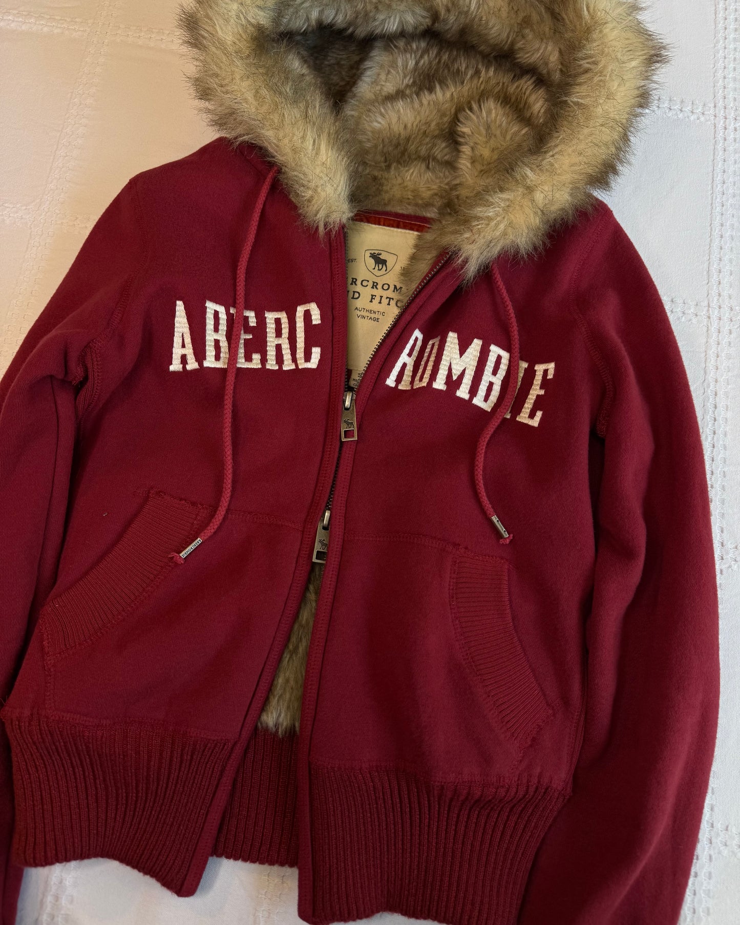 Abercrombie & Fitch Fur Hood Jacket