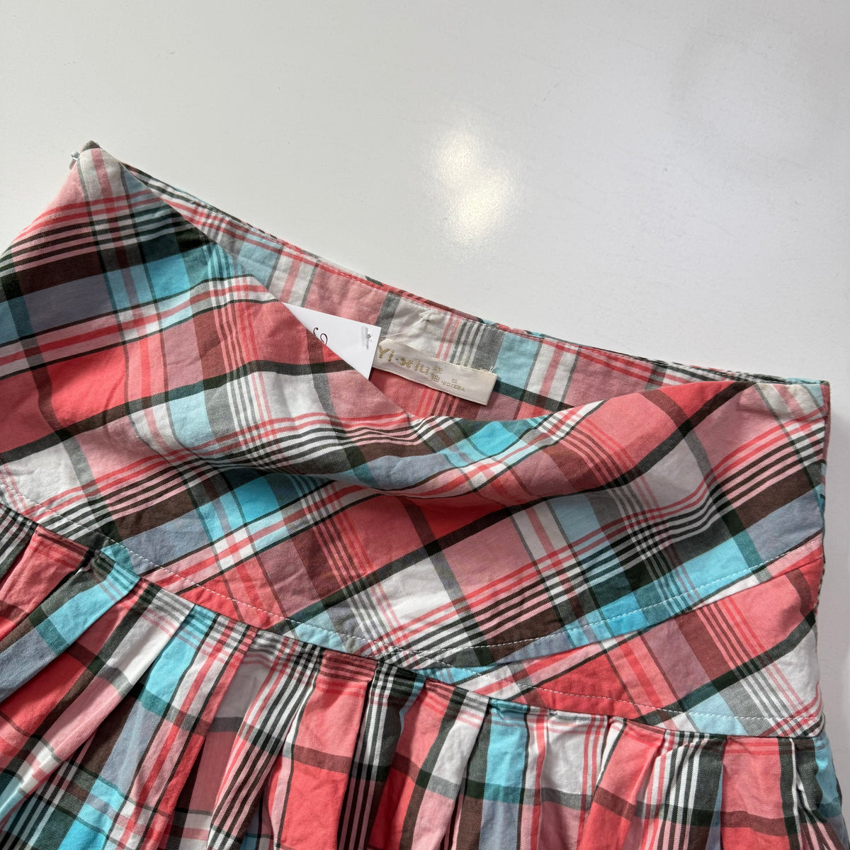 Plaid Mini Skirt