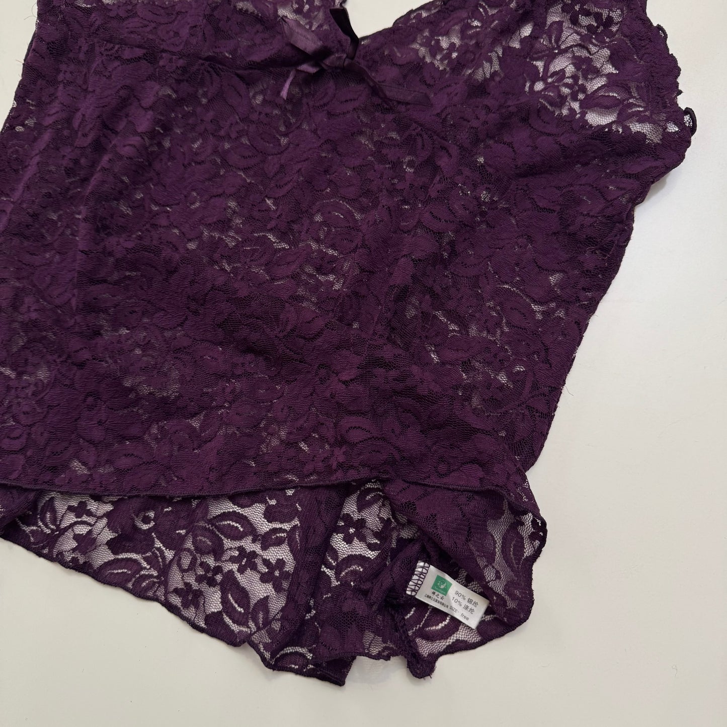 Purple Lace Cami