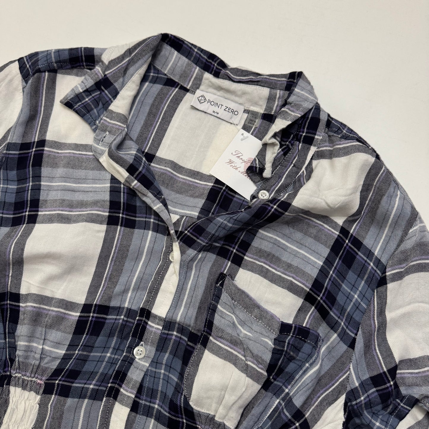 Plaid Cinched Shirt