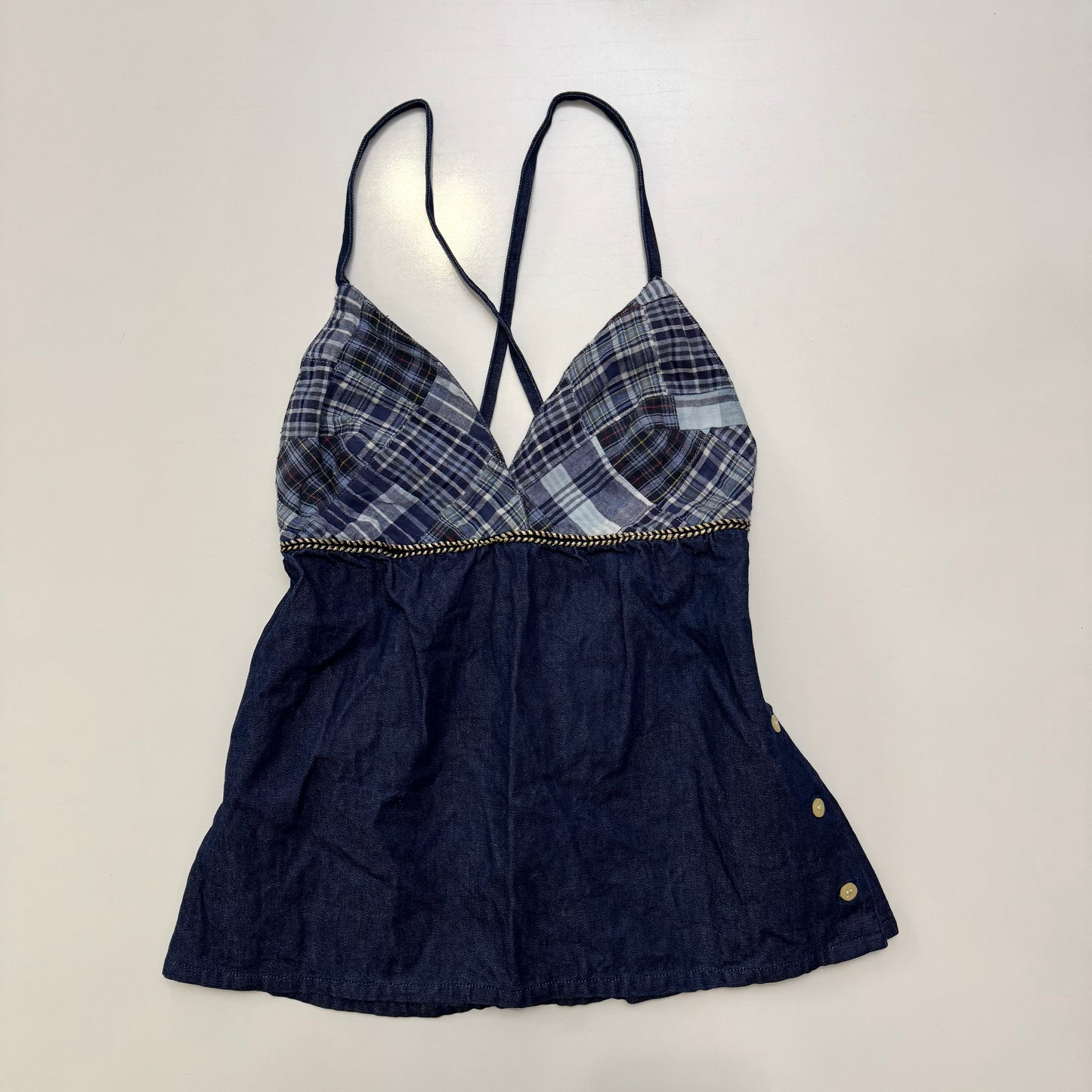 Denim Babydoll Top