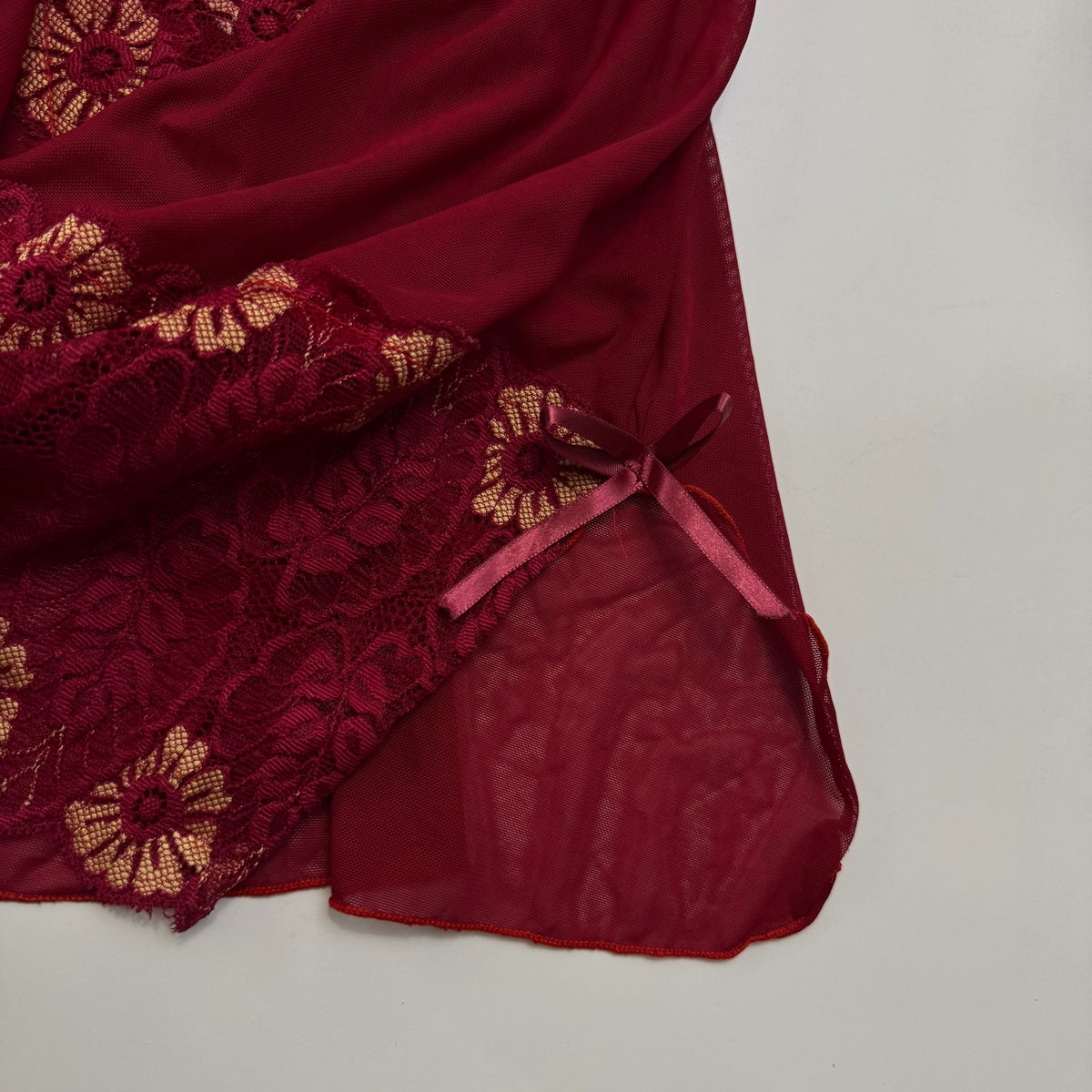 Red Lace Babydoll Cami