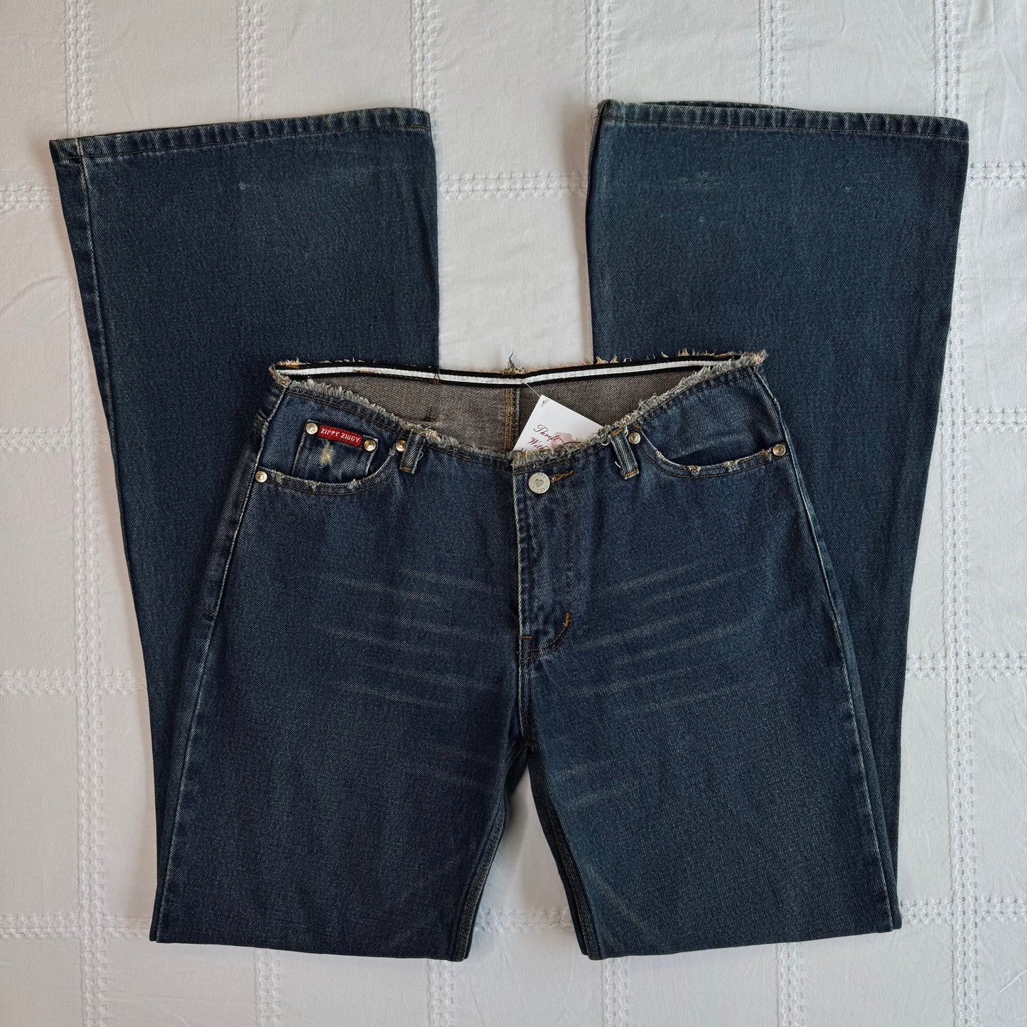 Low Rise Flared Jeans
