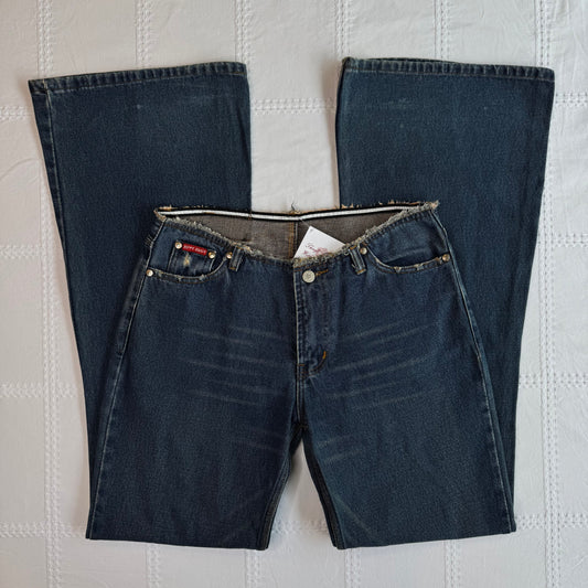 Low Rise Flared Jeans