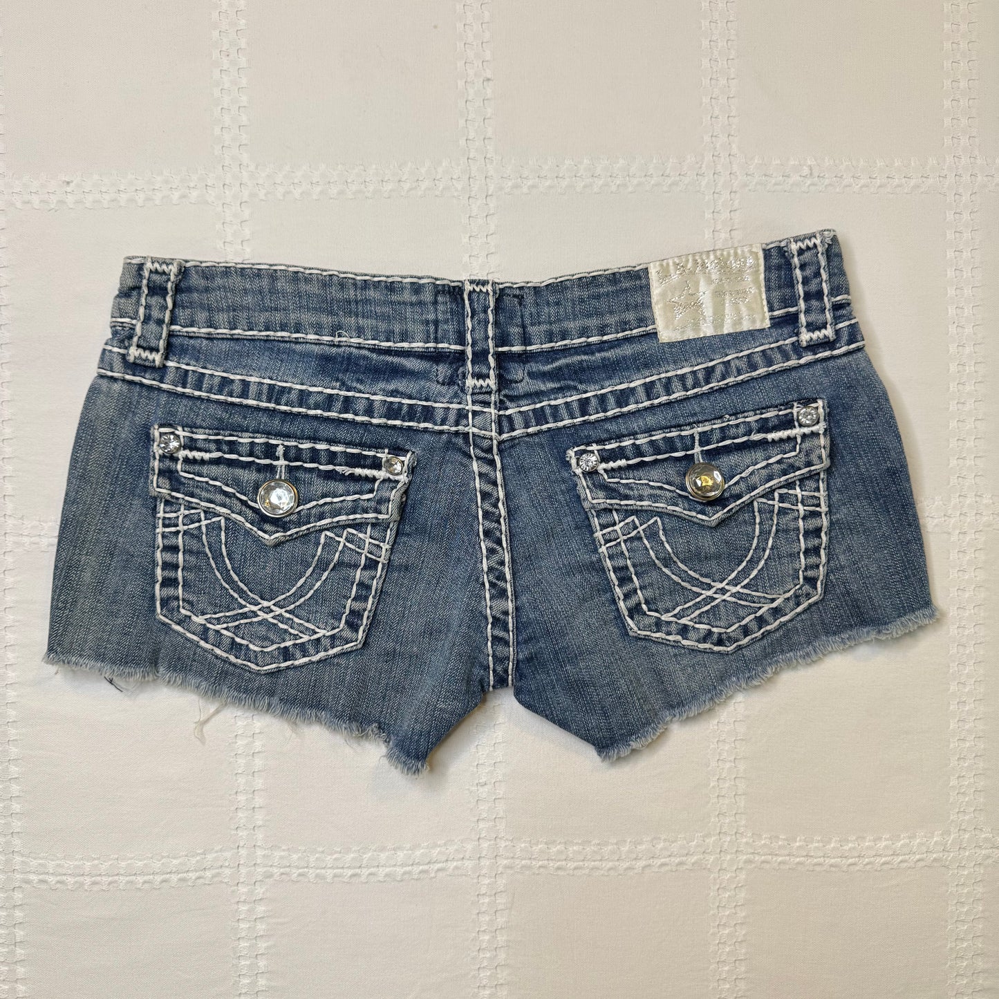 L.A. Idol Low Rise Denim Shorts