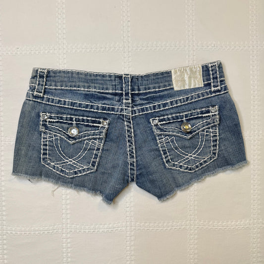 L.A. Idol Low Rise Denim Shorts