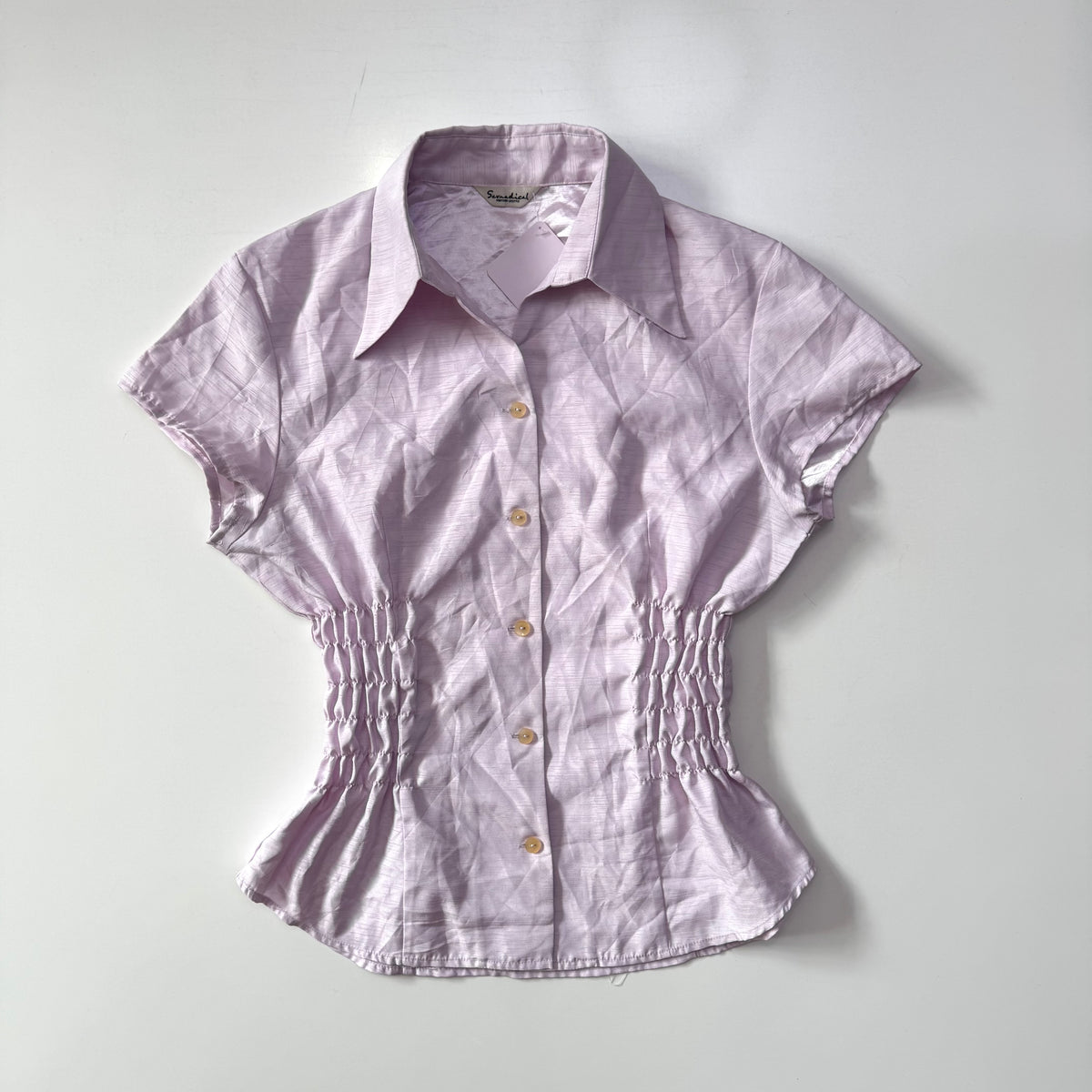 Lilac Cinched Blouse
