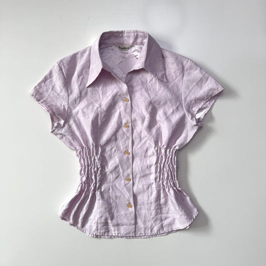 Lilac Cinched Blouse