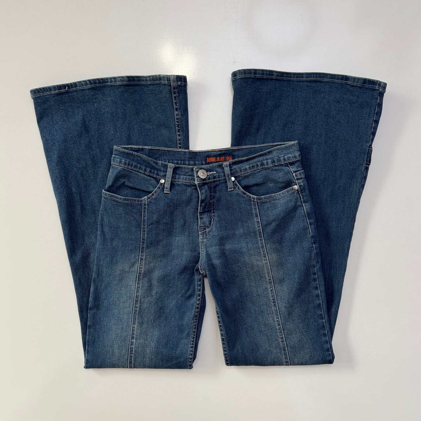 Low Rise Flare Jeans
