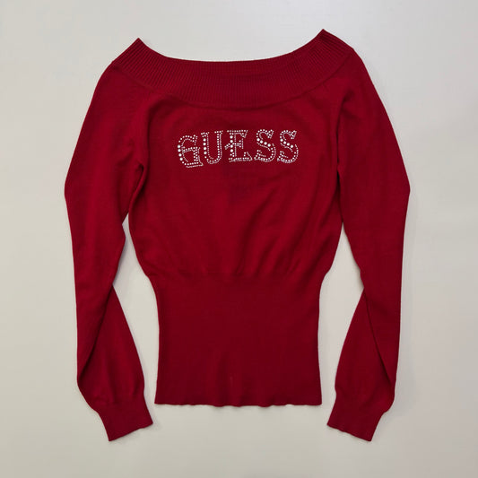 Guess Diamanté Knit Sweater
