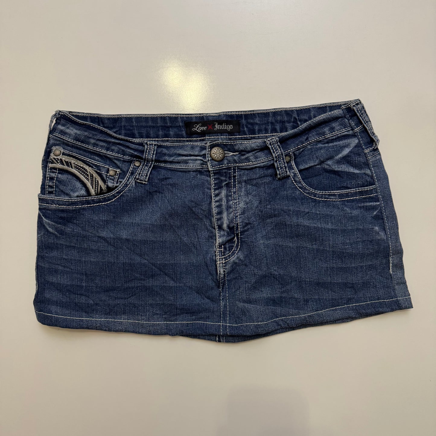Love Indigo Denim Mini