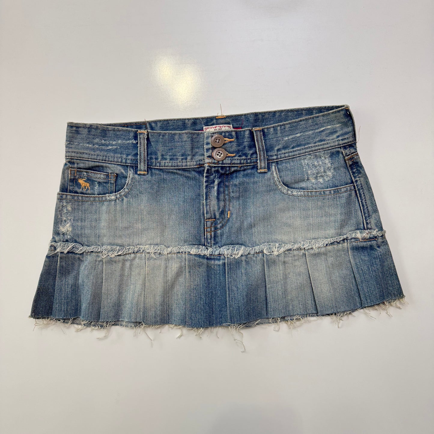 Abercrombie Denim Pleat Mini
