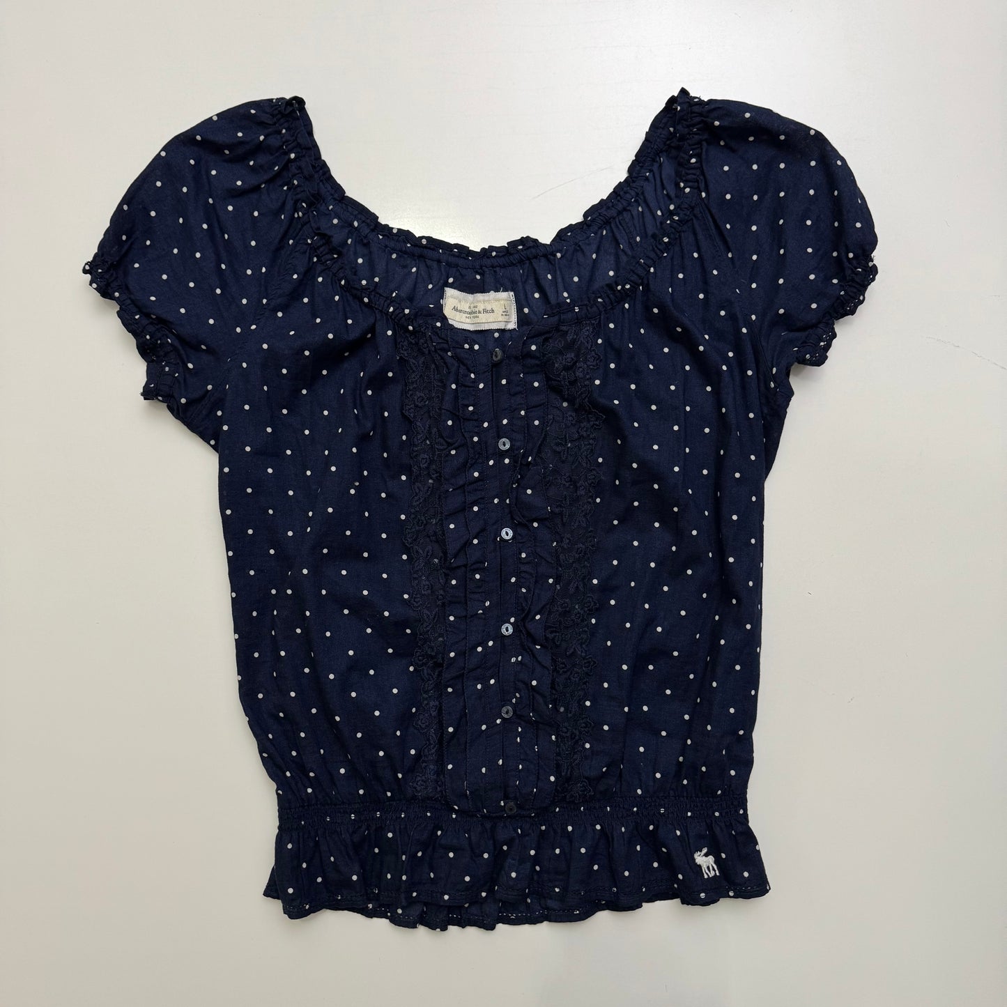 Abercrombie Polka Dot Blouse