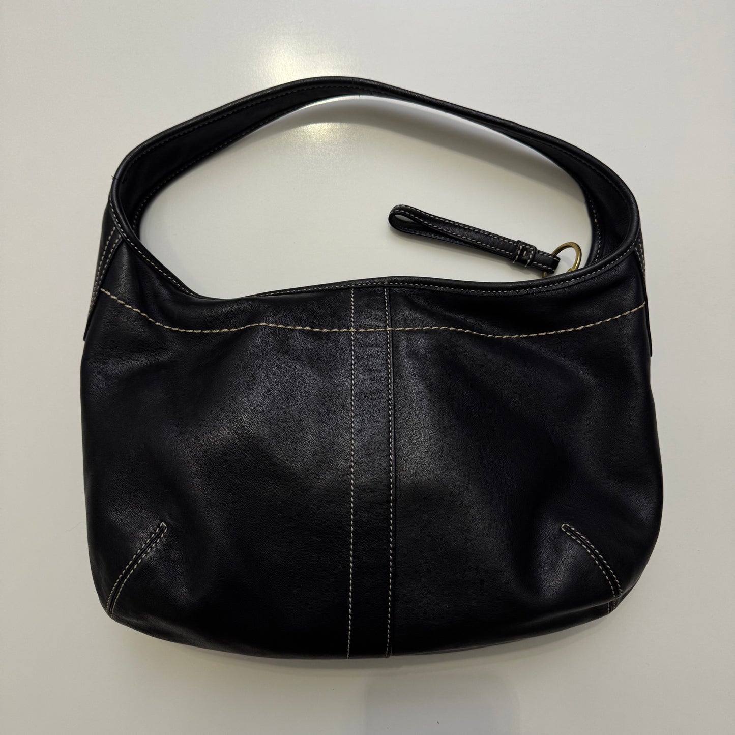 Coach Black Leather Shoulder Bag
