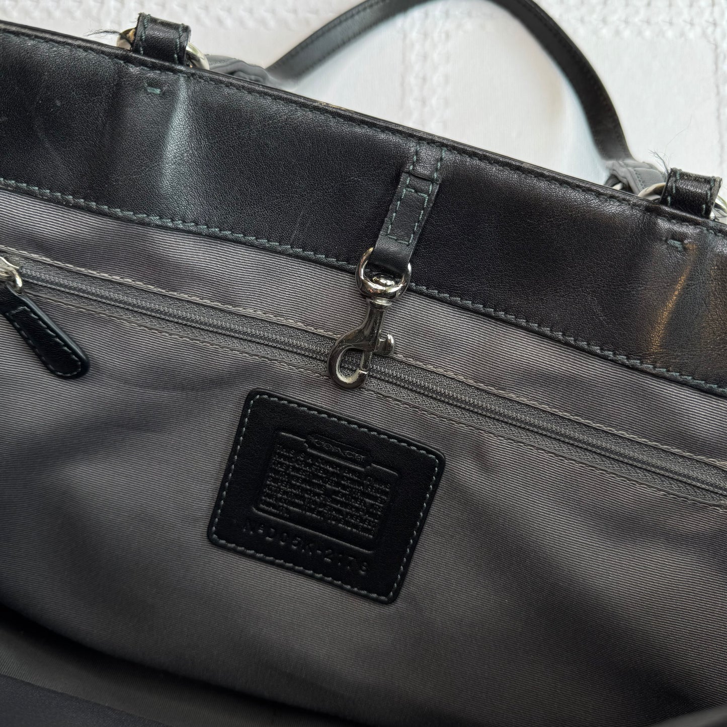 Coach Black Monogram Bag