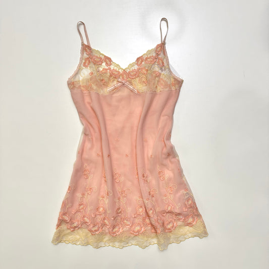 Pink Micro Mesh Slip