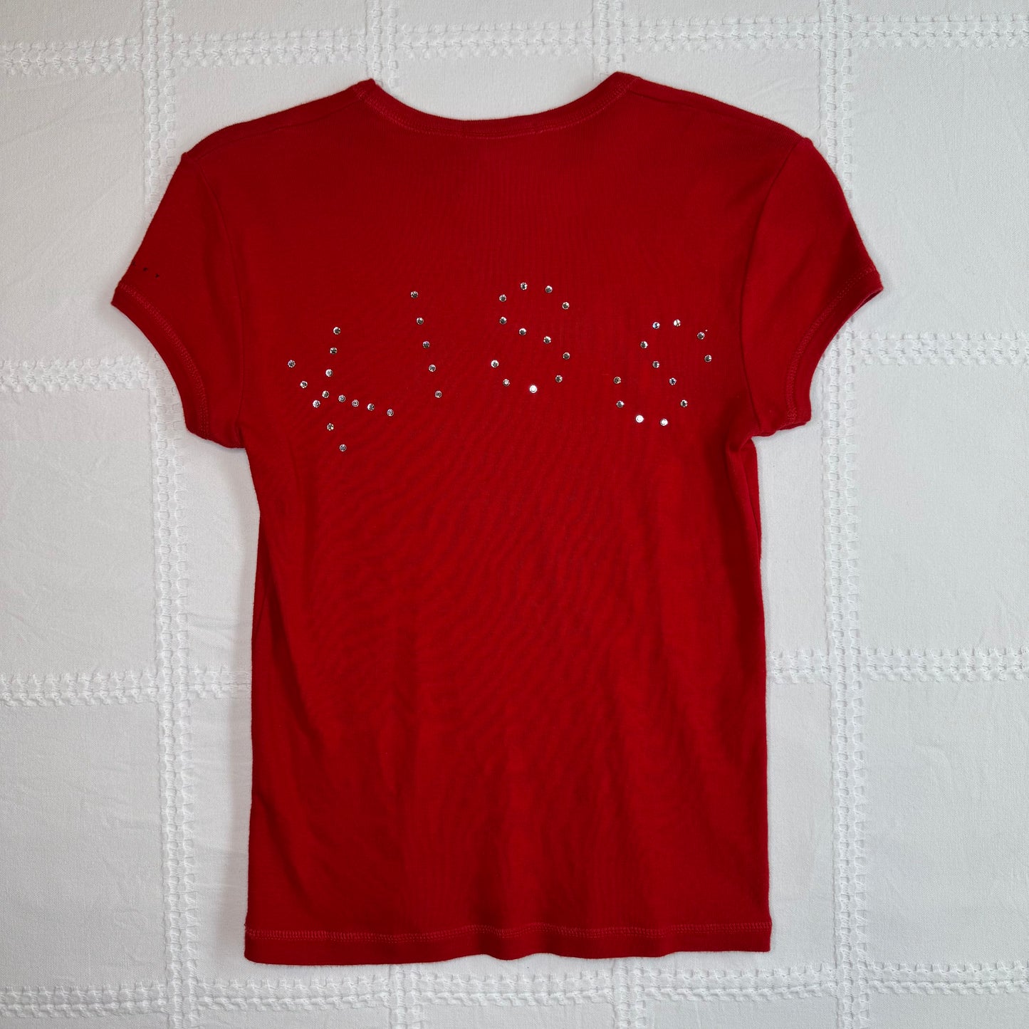 Red Kiss Baby Tee