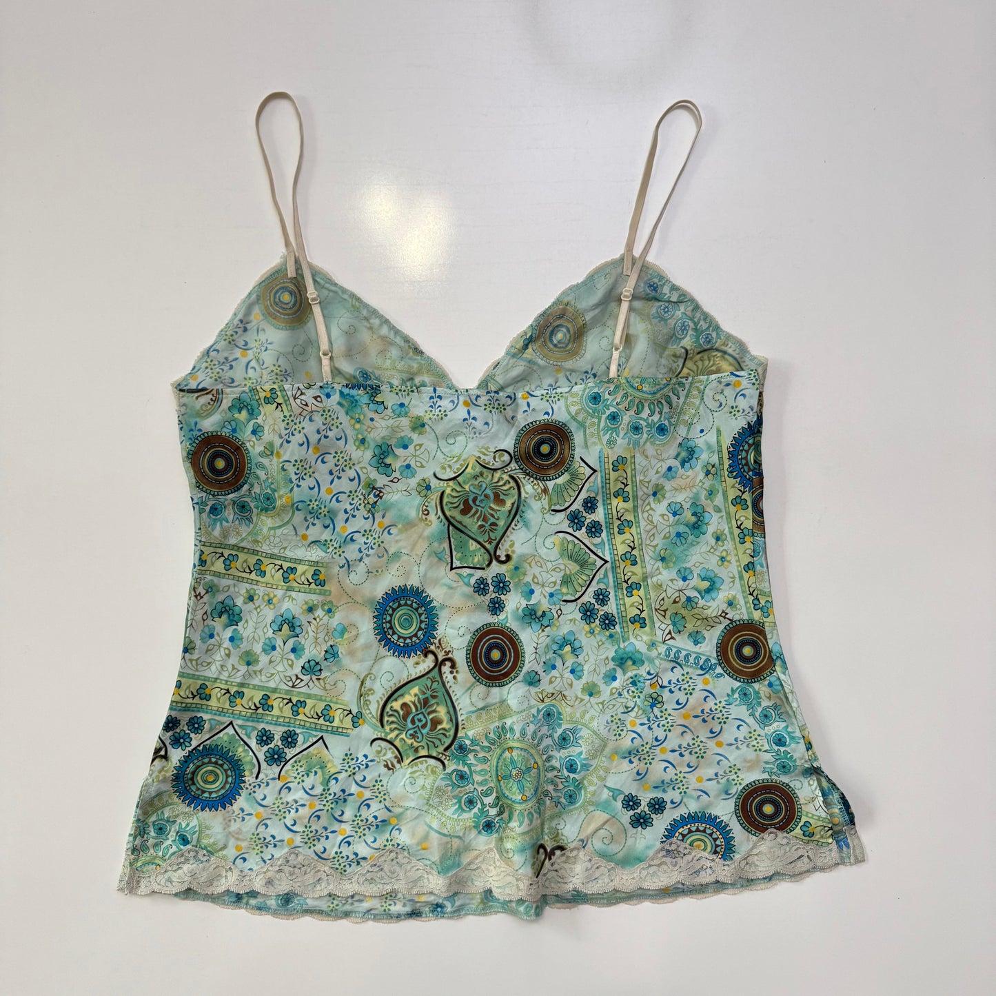 Patterned Babydoll Cami