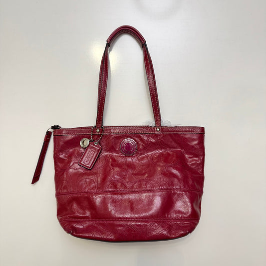 Red Coach Bag