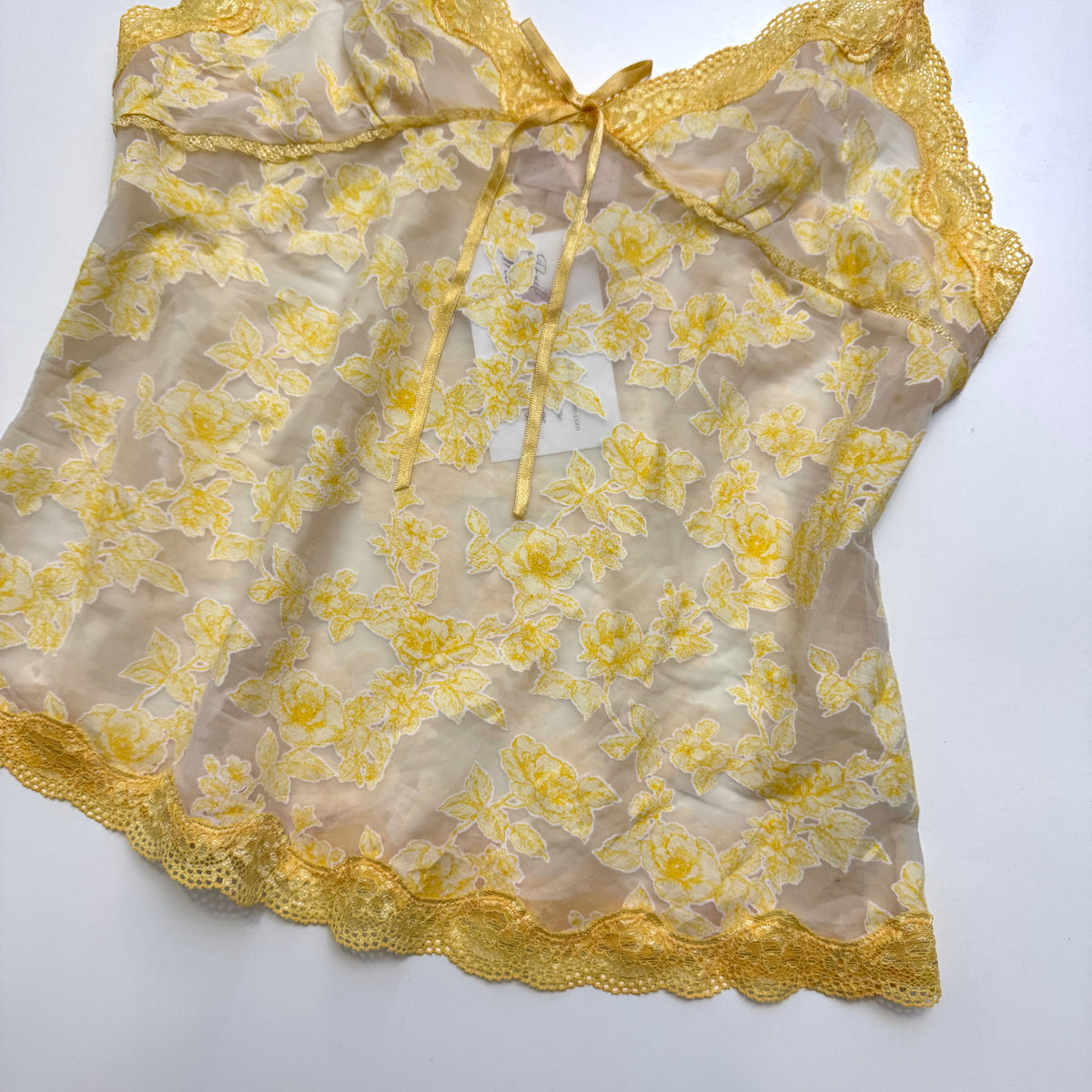 Yellow Lace Cami