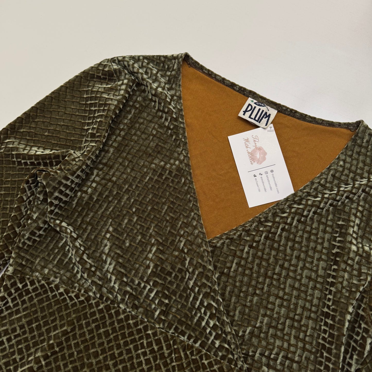 V Neck 3/4 Sleeve Top