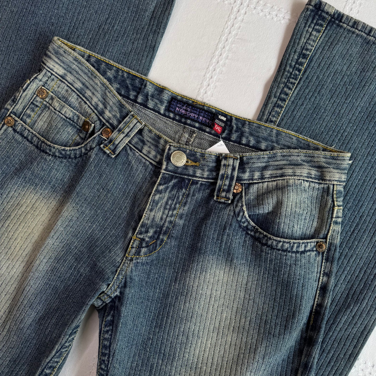 Low Rise Flare Jeans