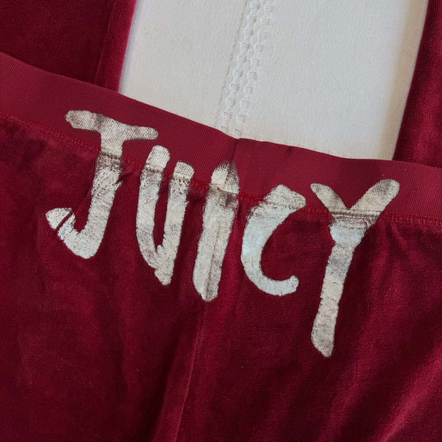 Juicy Red Velour Tracksuit