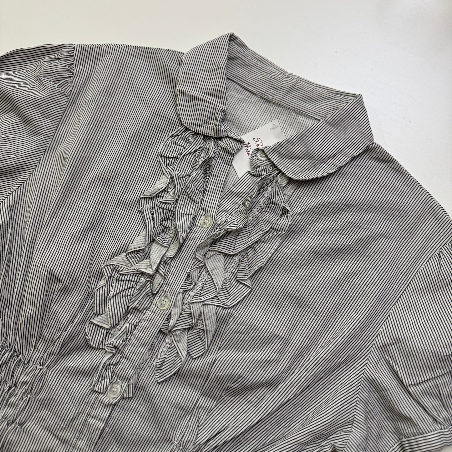 Cinched Button Up Blouse