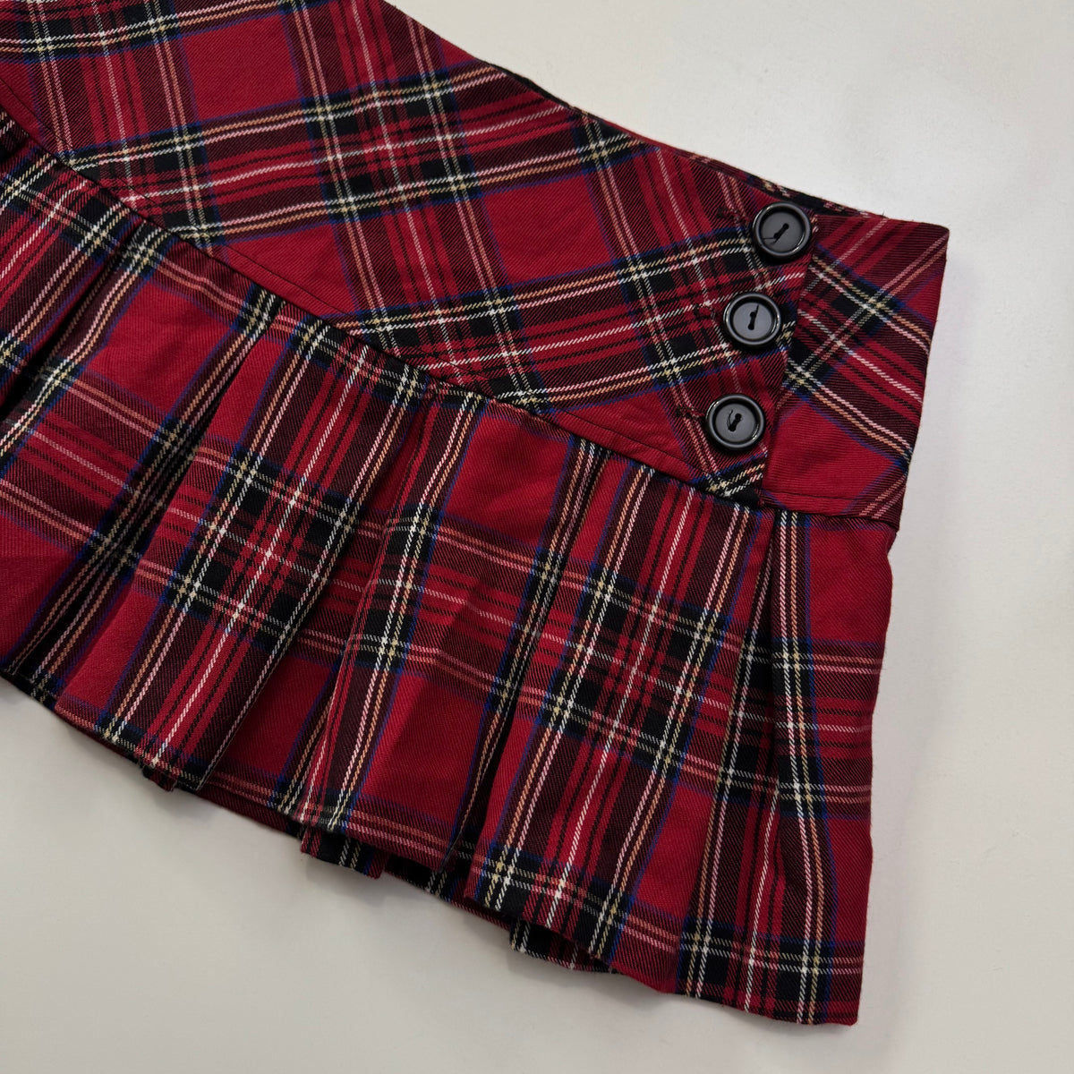 Wet Seal Plaid Micro Skirt