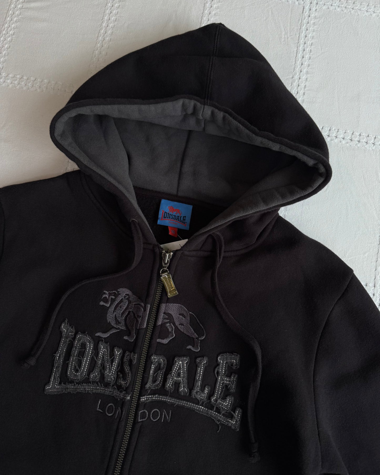 Lonsdale Black Hoodie