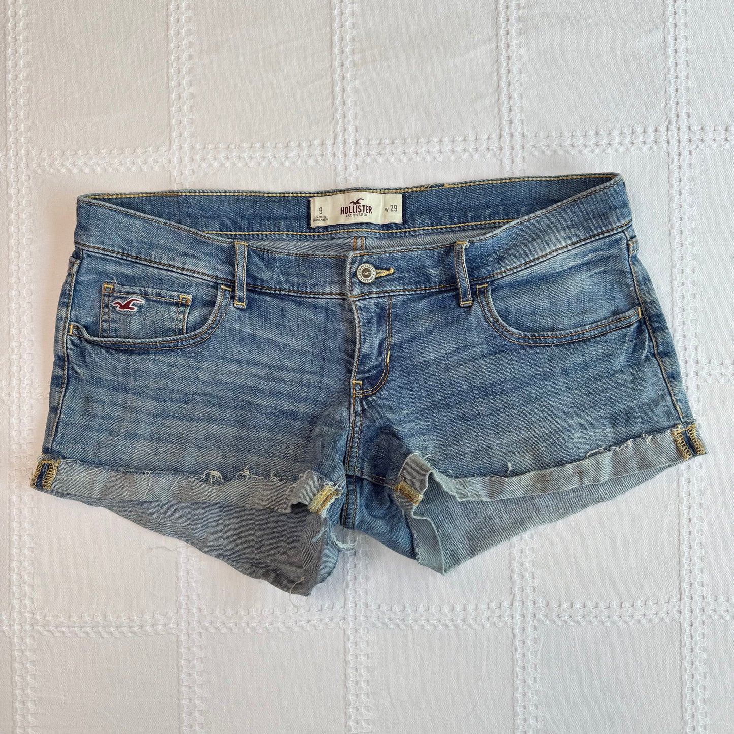 Hollister Low Rise Denim Shorts