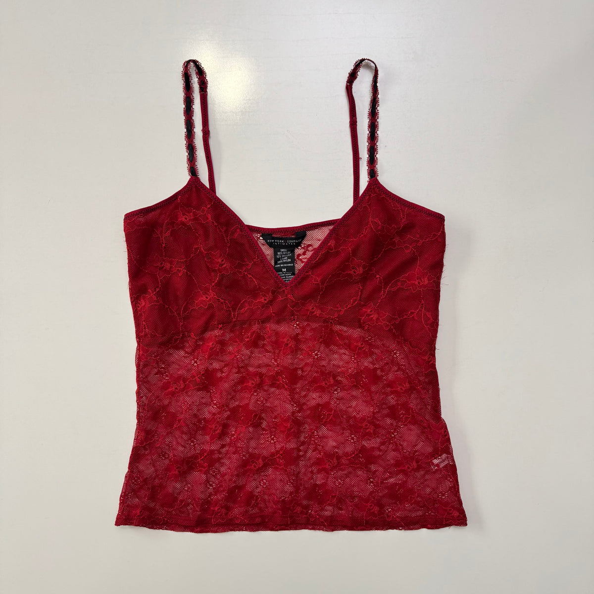 Red Lace Cami