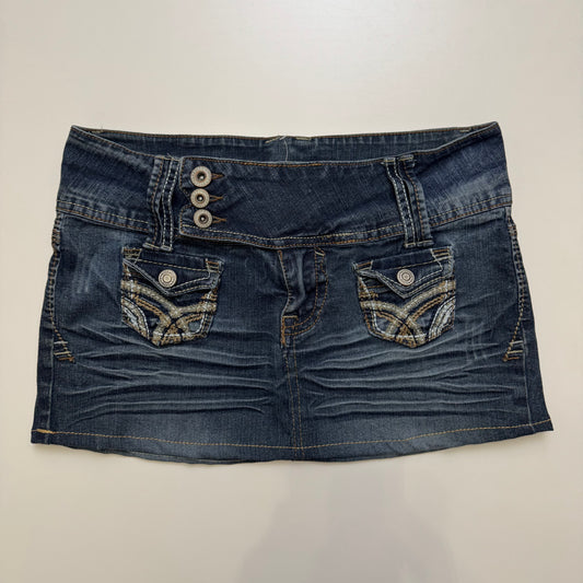 00s Denim Mini Skirt